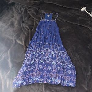 Comfy flowy blue dress